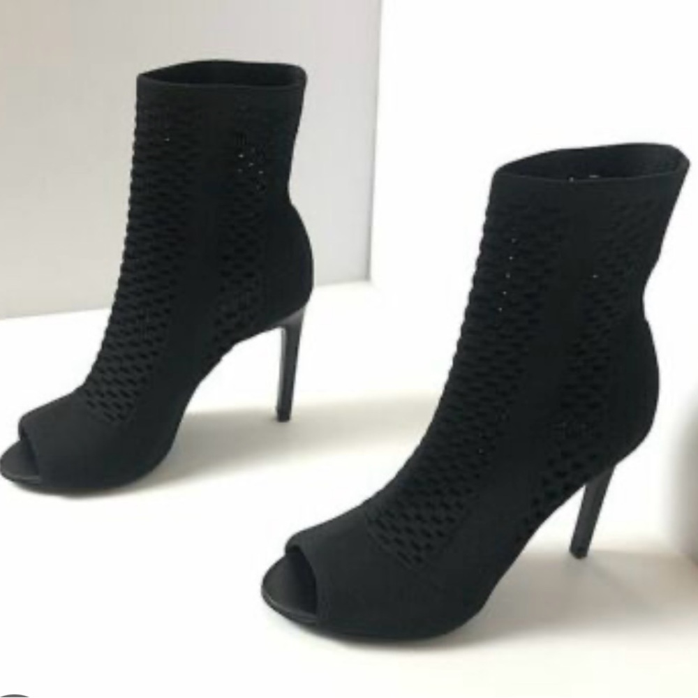 Sexy Knitted Heeled Booties